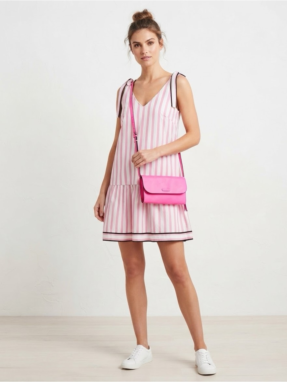 Vera Bradley Neon Pink Crossbody Bag - Picture 8 of 8